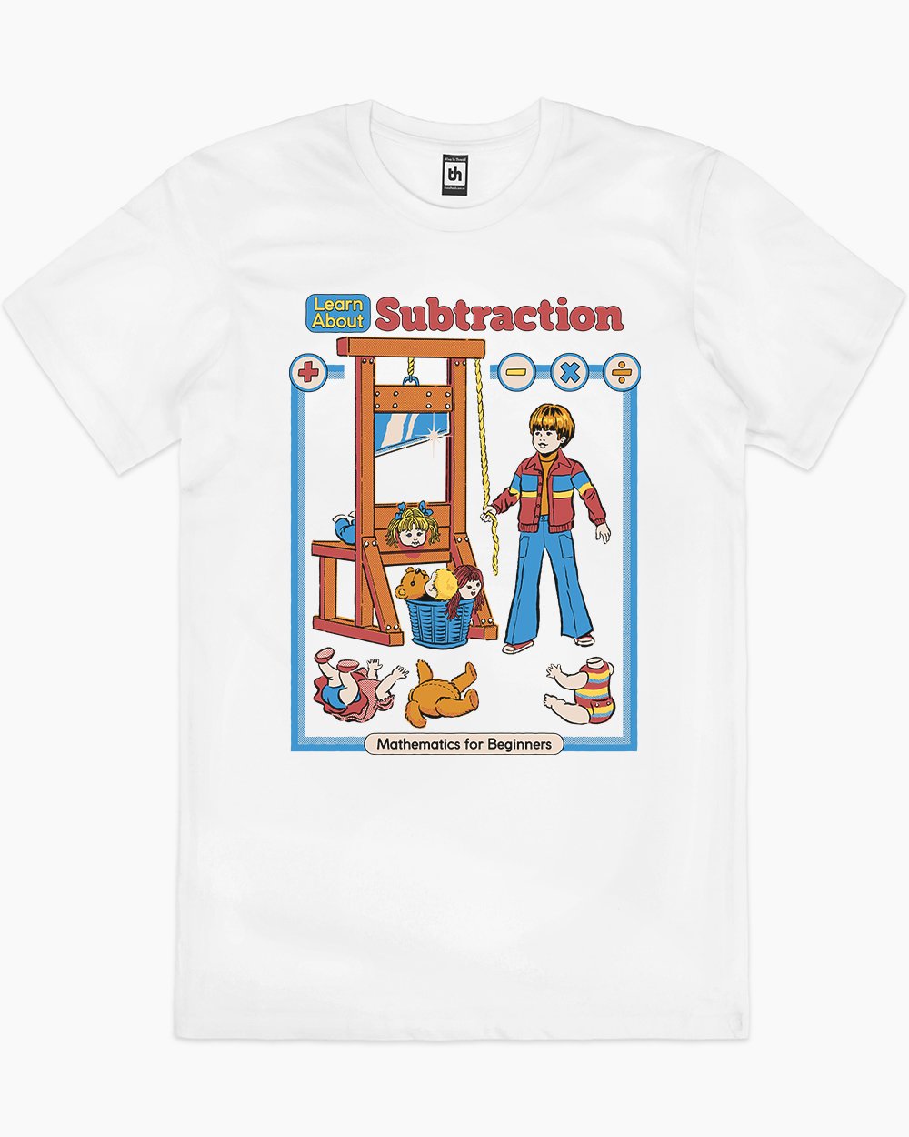 Learn About Subtraction T-Shirt Europe Online #colour_white