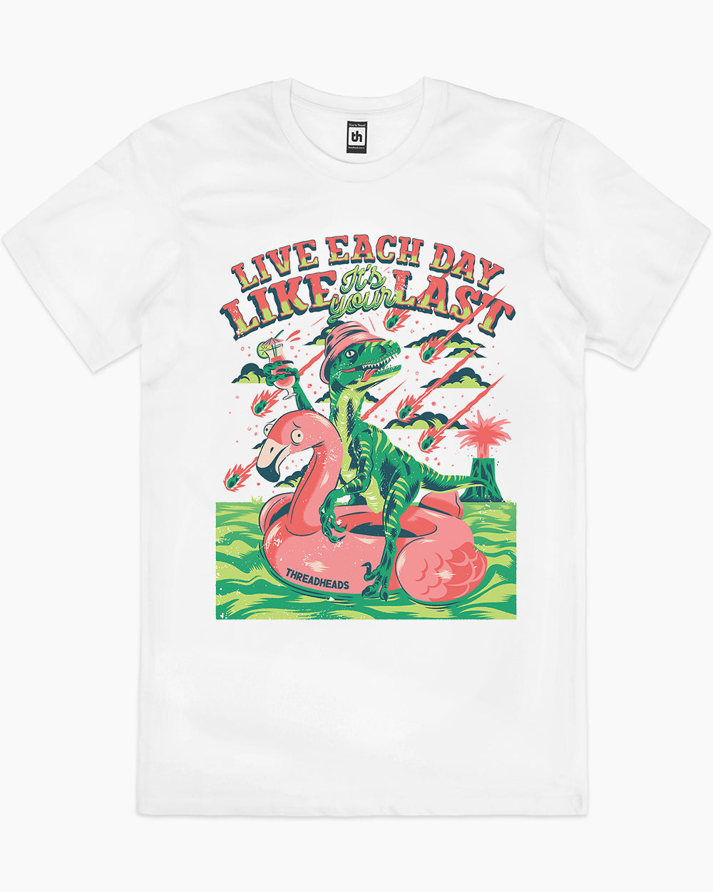 Live Each Day Like It's Your Last T-Shirt Europe Online #colour_white