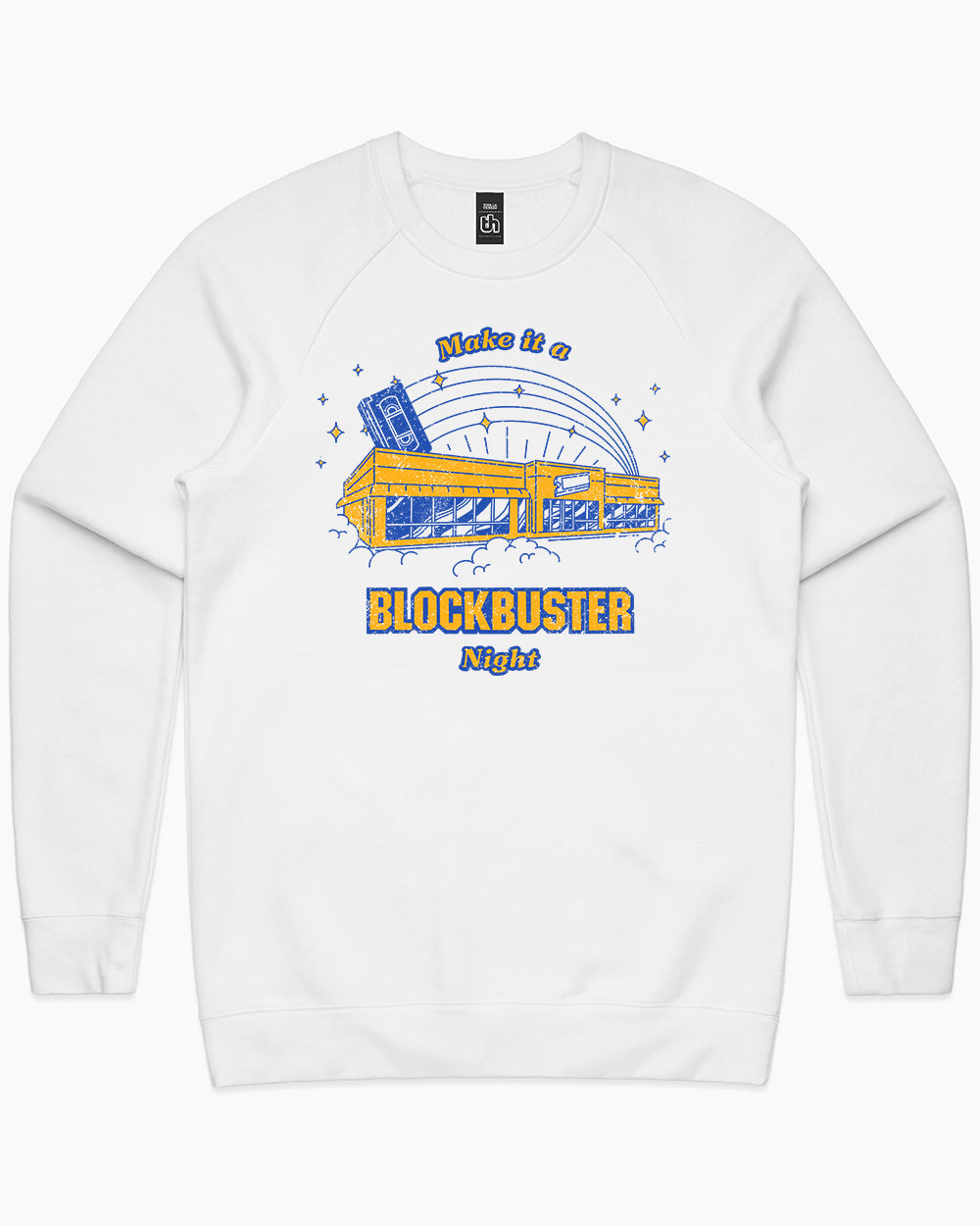 Make It a Blockbuster Night Sweater Europe Online #colour_white