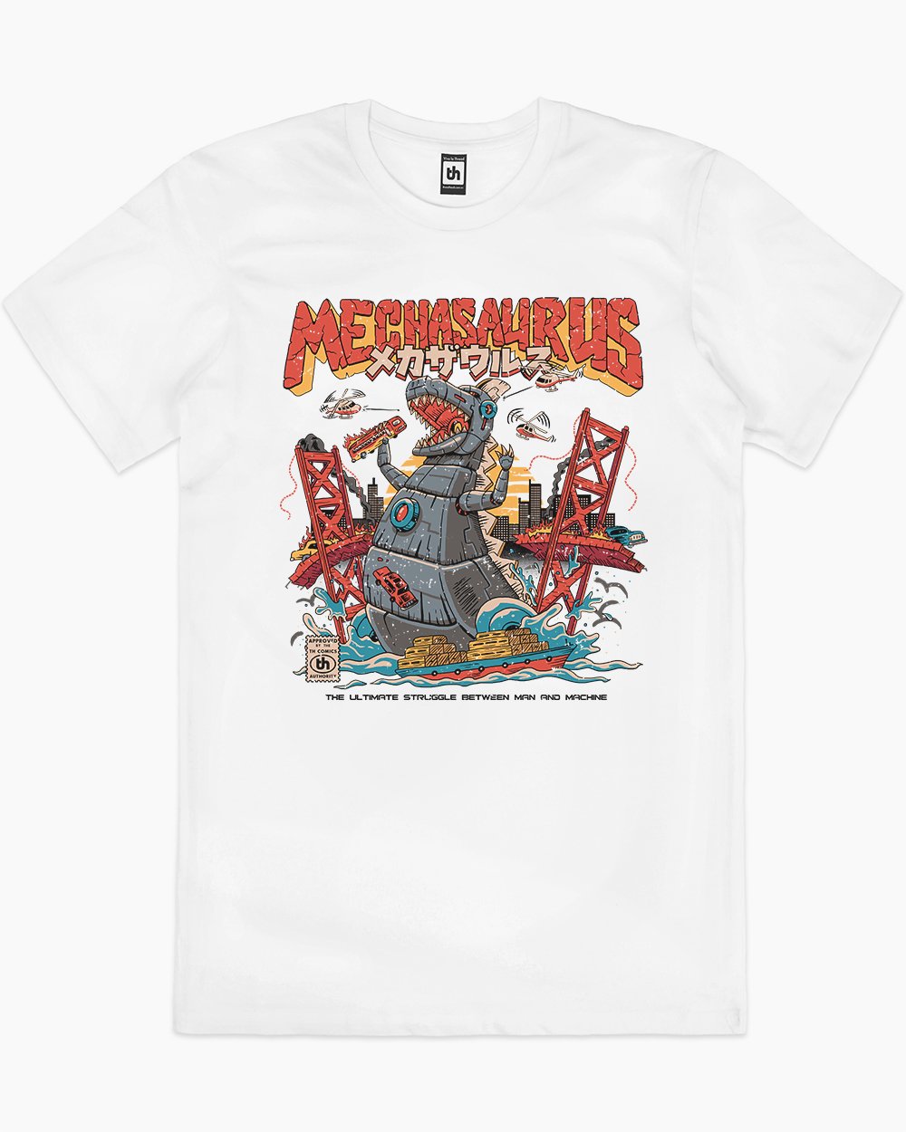 Mechasaurus T-Shirt Europe Online #colour_white