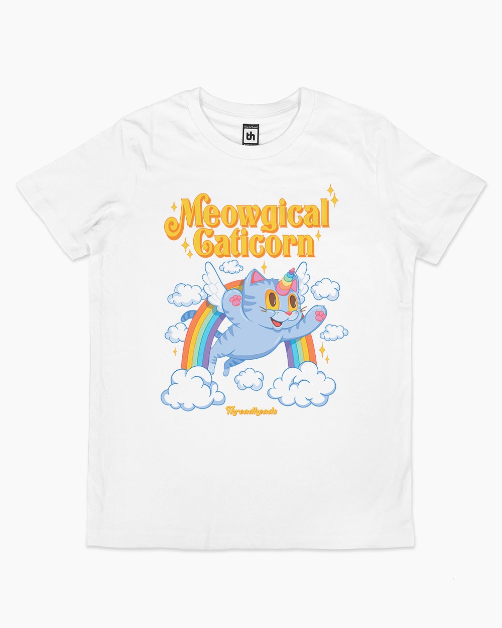 Meowgical Caticorn Kids T-Shirt Europe Online #colour_white