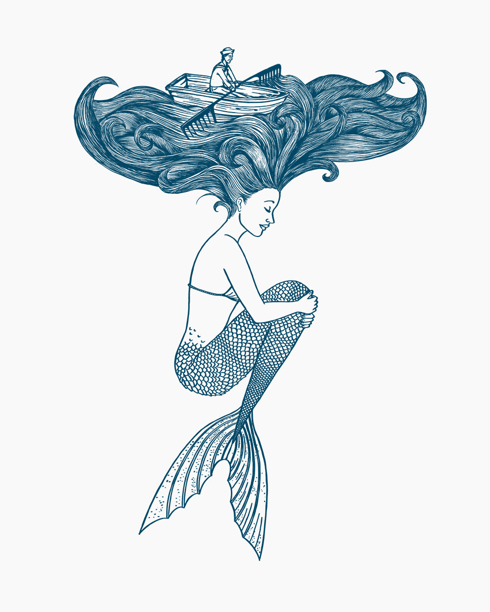 Mermaid Hoodie Europe Online #colour_white