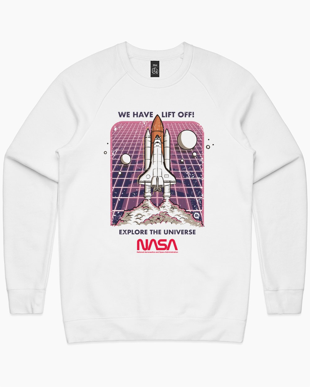 NASA Blast Off Sweater Europe Online #colour_white