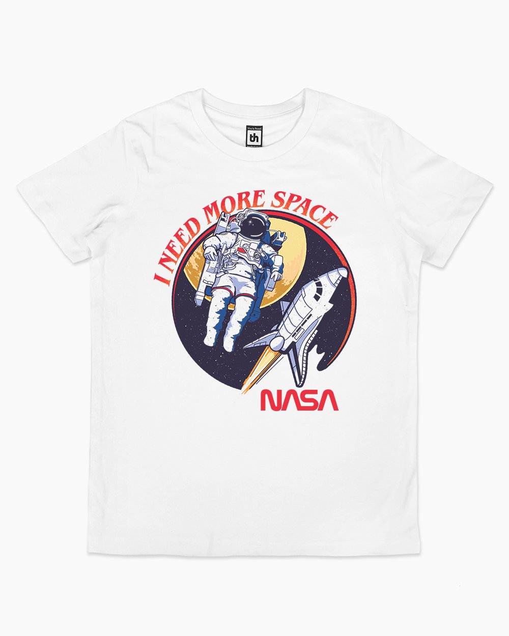 NASA I Need More Space Kids T-Shirt Europe Online #colour_white