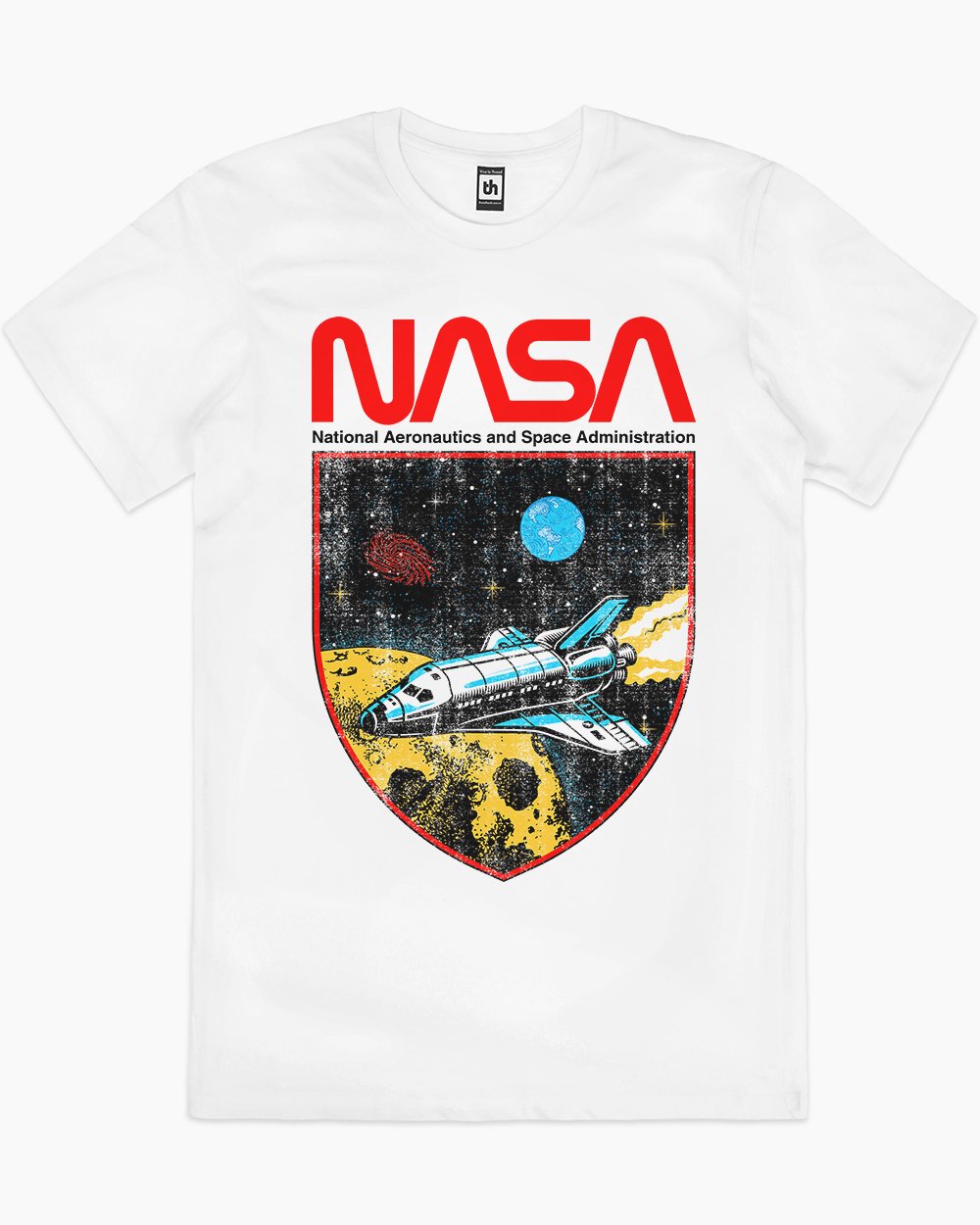 NASA Shield T-Shirt Europe Online #colour_white