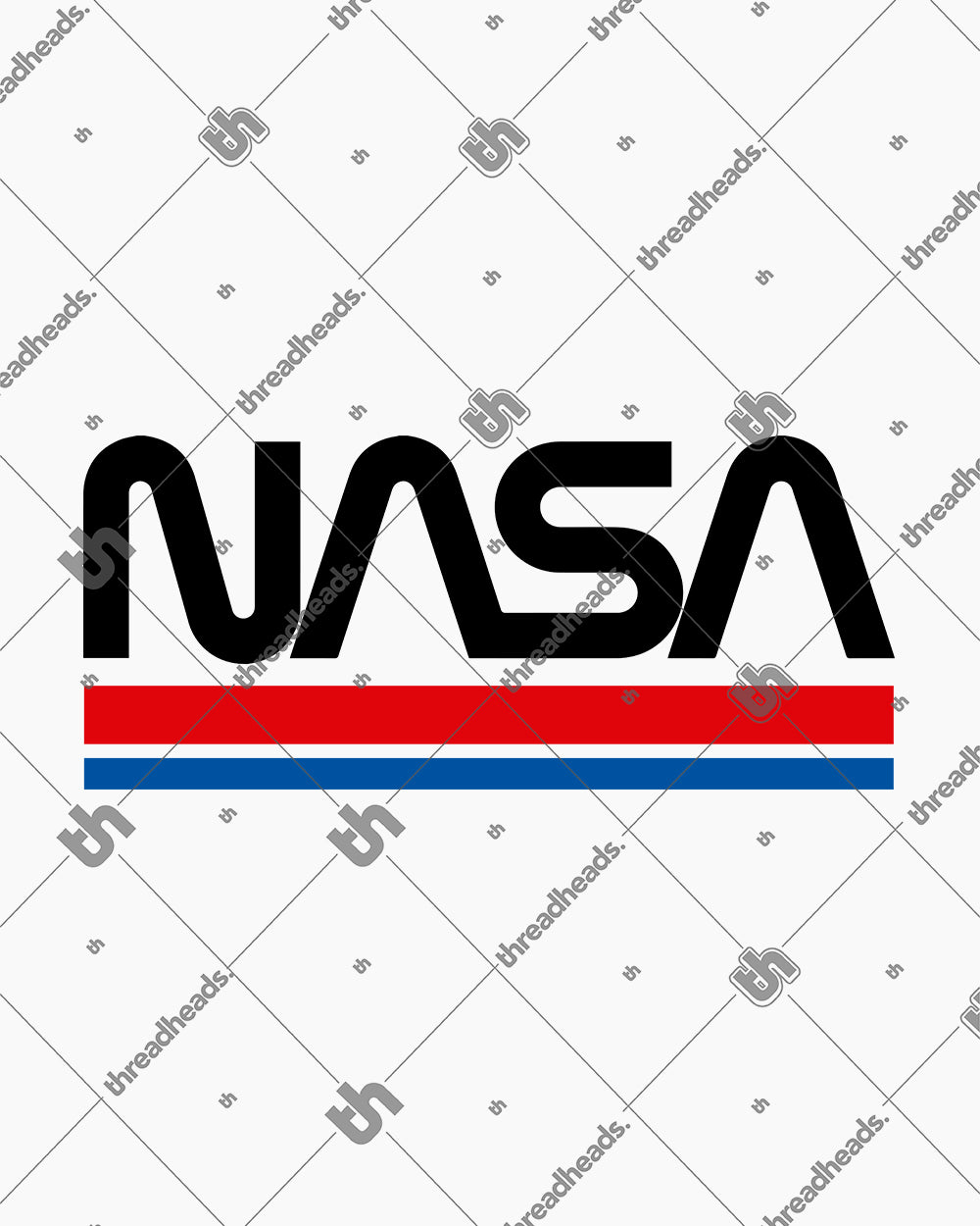 NASA Stripes T-Shirt Australia Online #colour_white