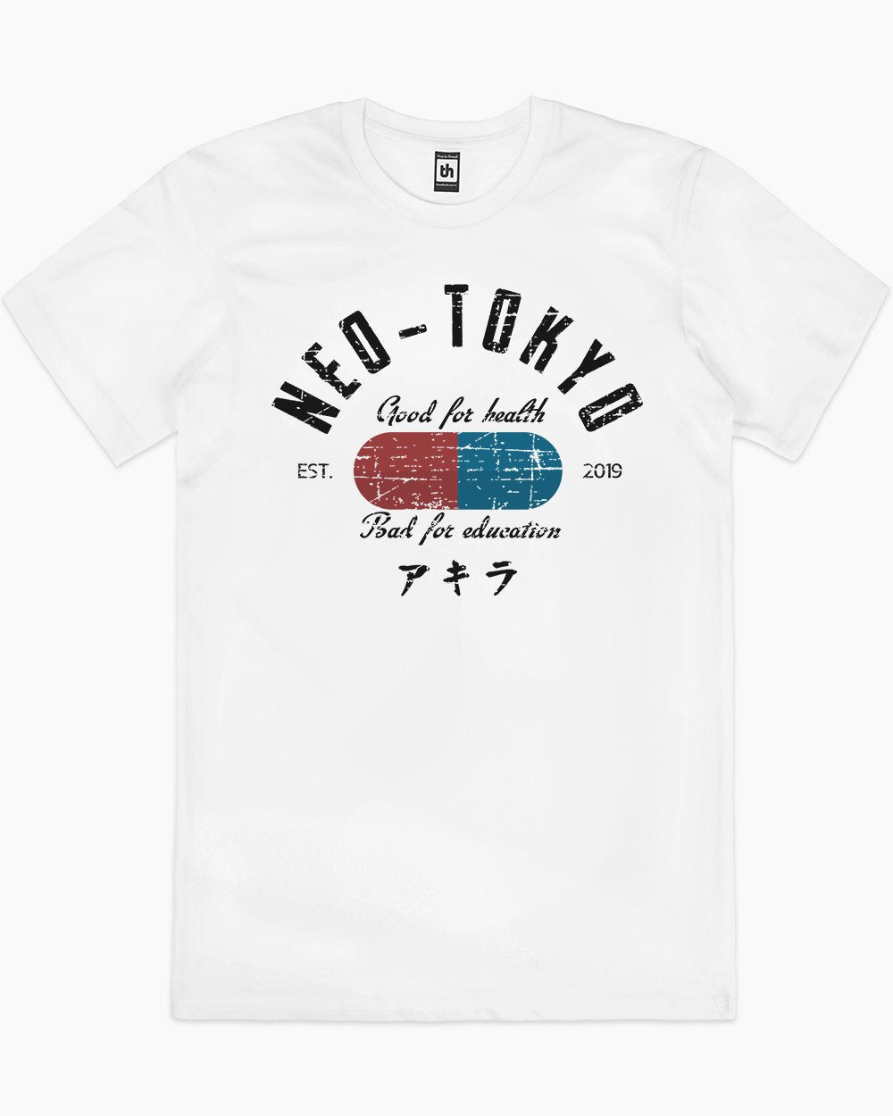 Neo-Tokyo Vintage T-Shirt Europe Online #colour_white