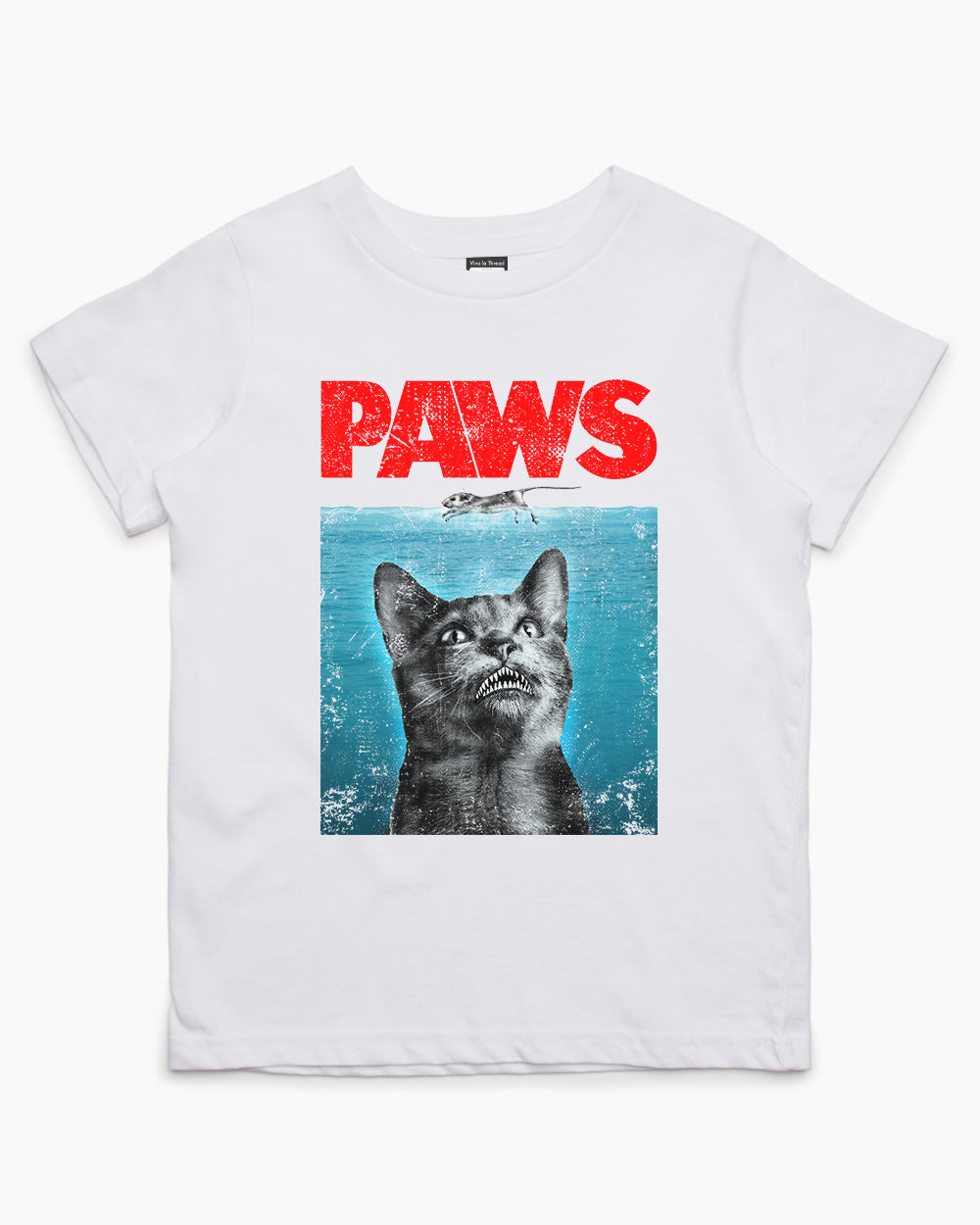 Paws Cat Kids T-Shirt Europe Online #colour_white