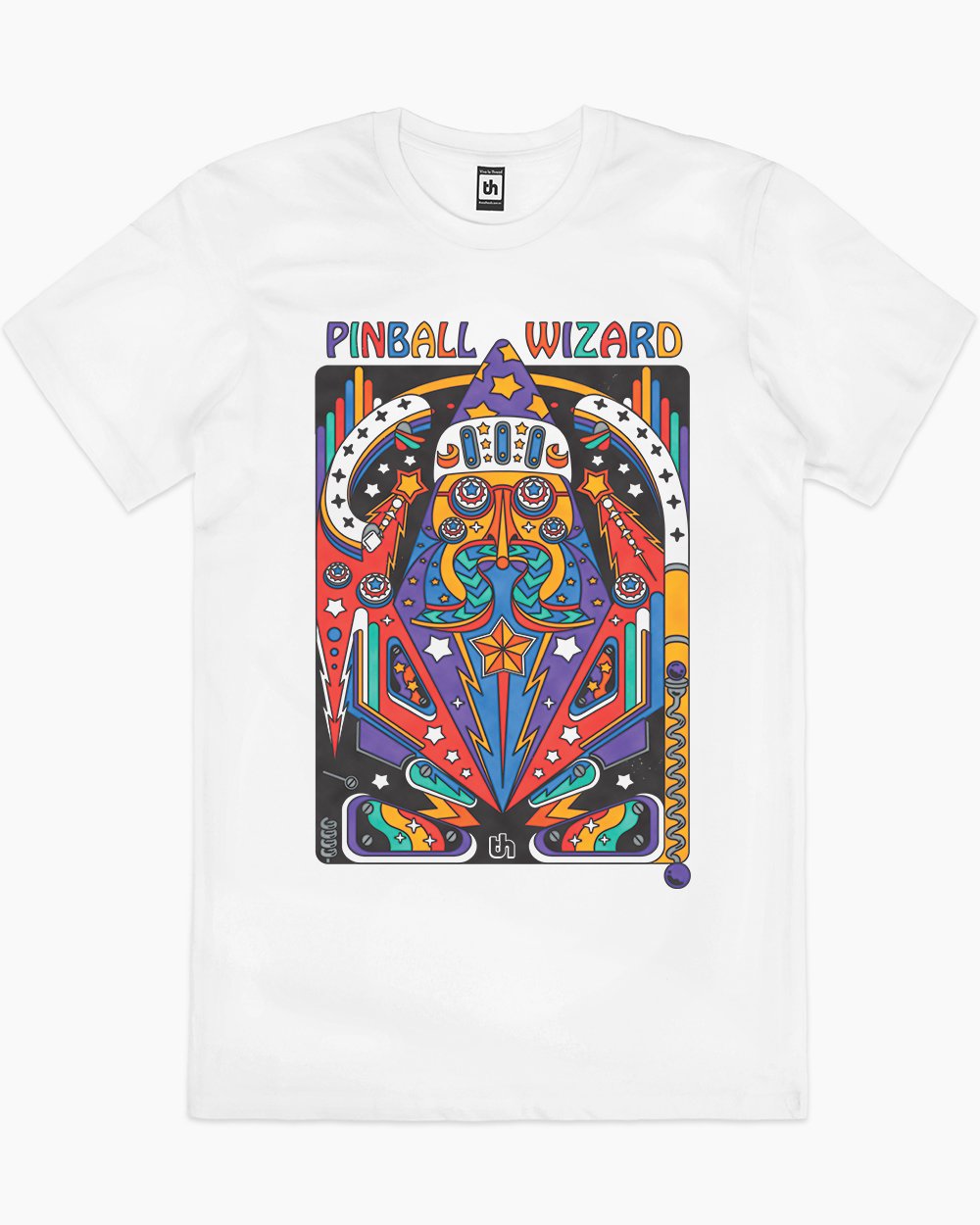 Pinball Wizard T-Shirt Europe Online #colour_white