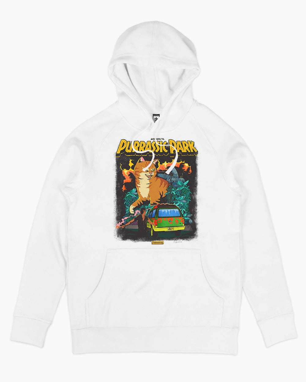 Purrassic Park Hoodie Europe Online #colour_white