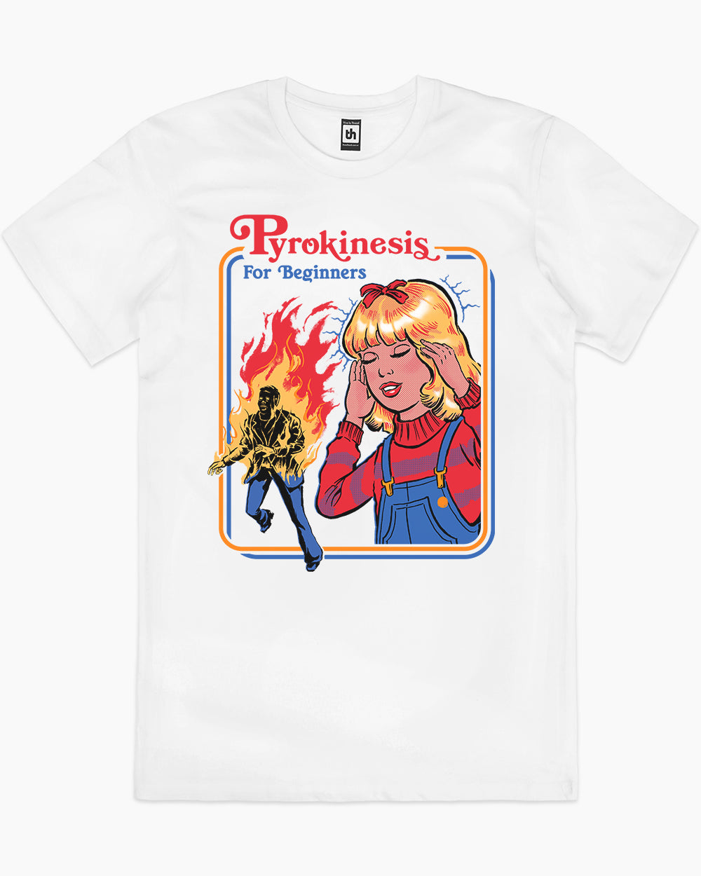 Pyrokinesis for Beginners T-Shirt Europe Online #colour_white