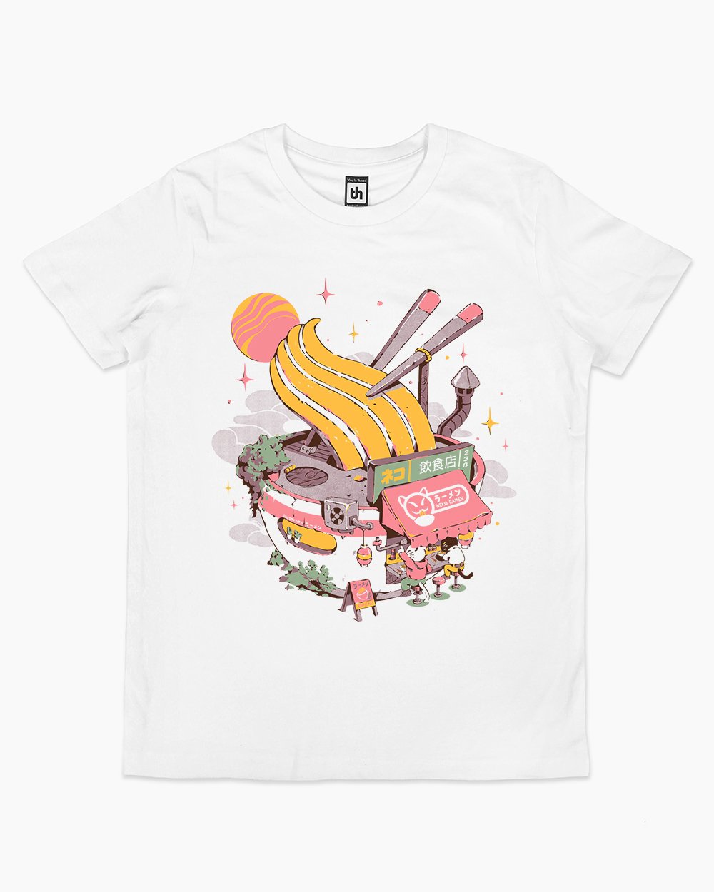 Ramen Bowl Restaurant Kids T-Shirt Europe Online #colour_white
