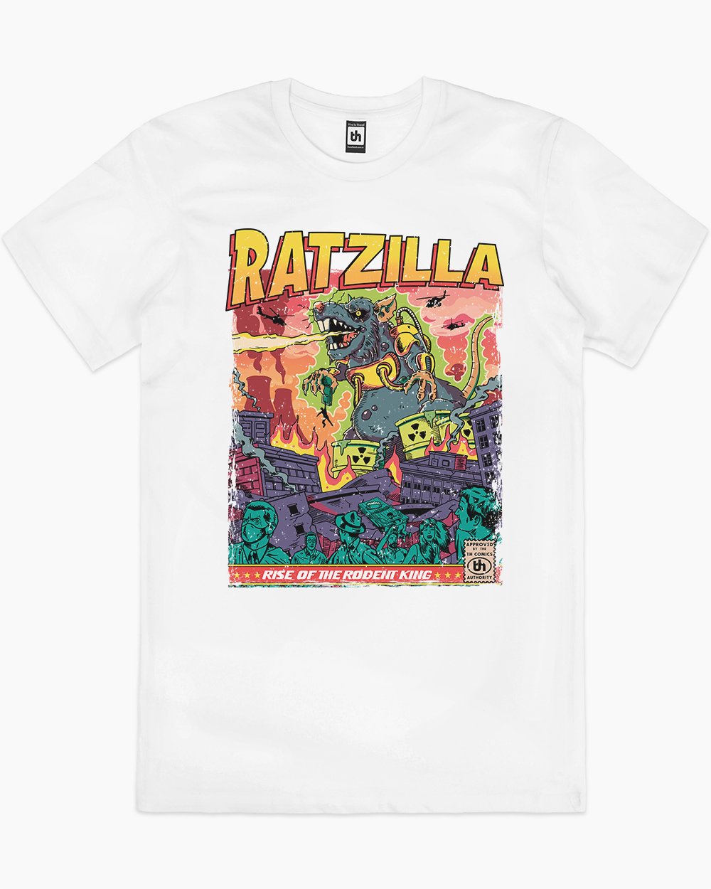 Ratzilla T-Shirt Europe Online #colour_white