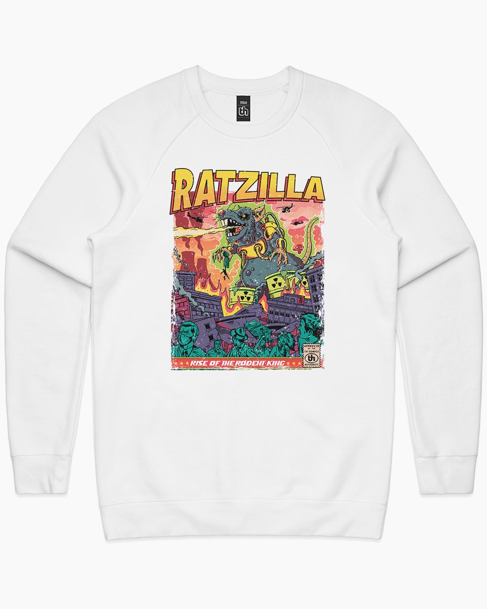 Ratzilla Sweater Europe Online #colour_white
