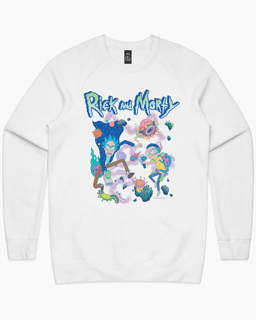 Rick and Morty Creatures Sweater Europe Online #colour_white