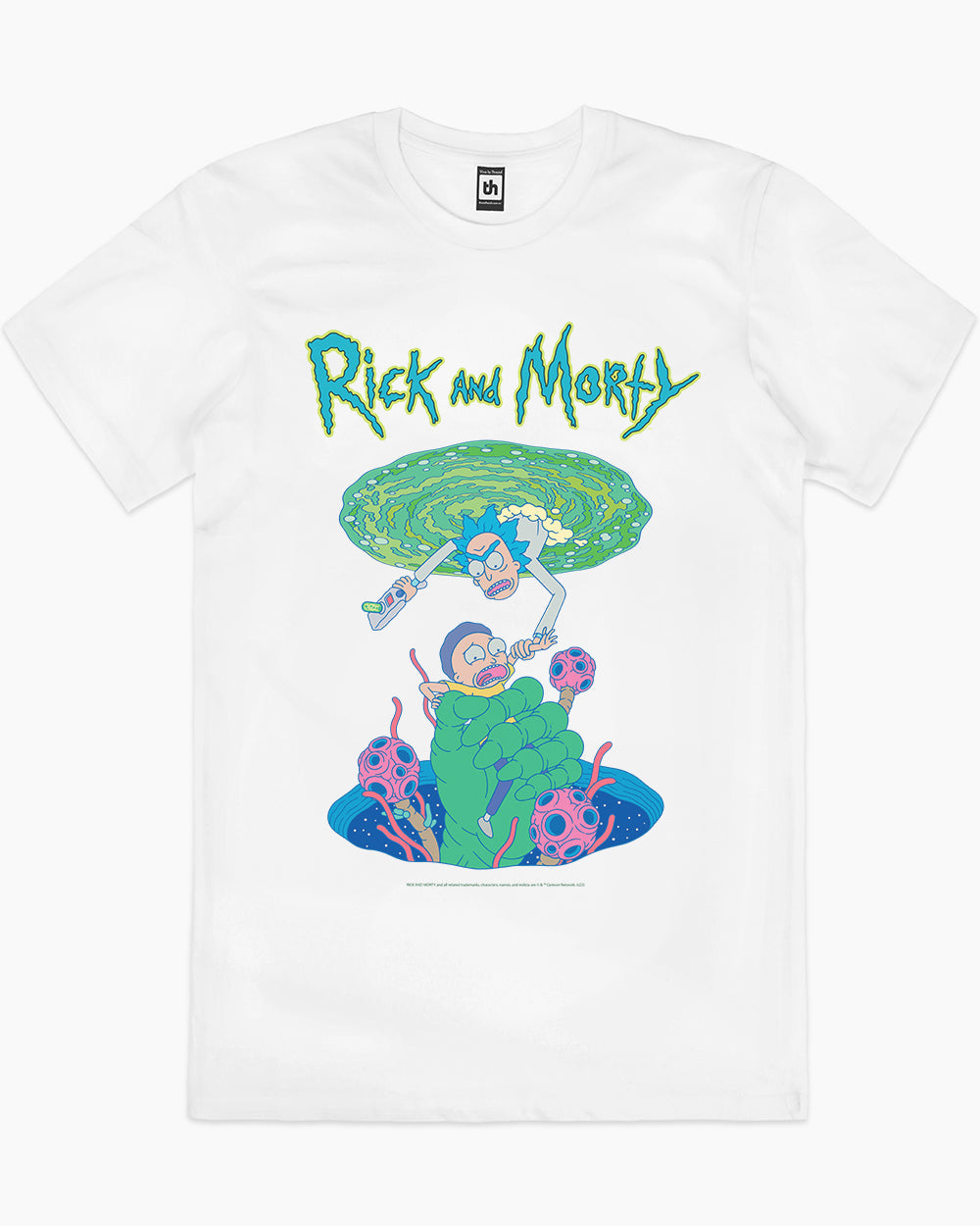Rick and Morty Portal T-Shirt Europe Online #colour_white