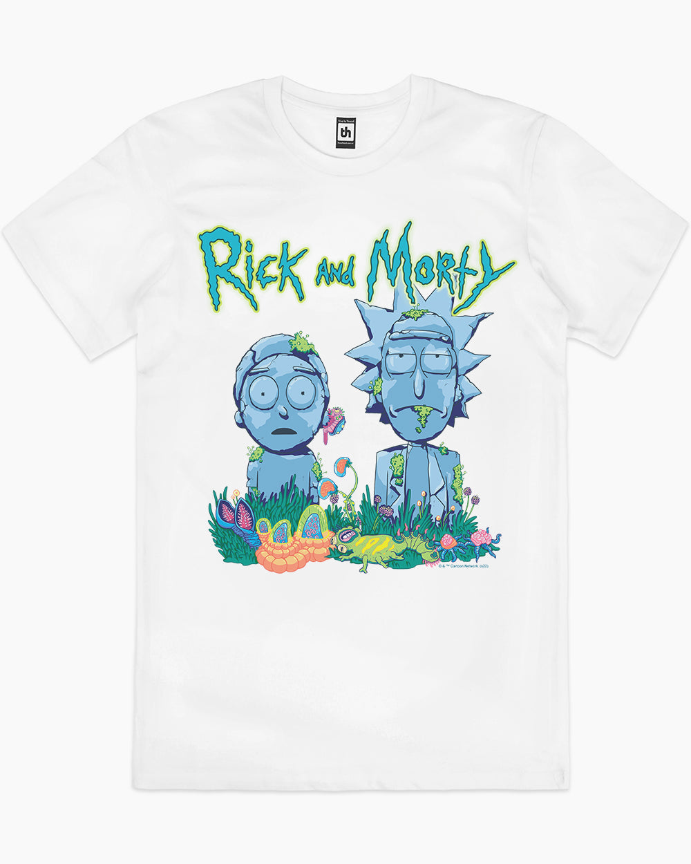 Rick and Morty Statues T-Shirt Europe Online #colour_white
