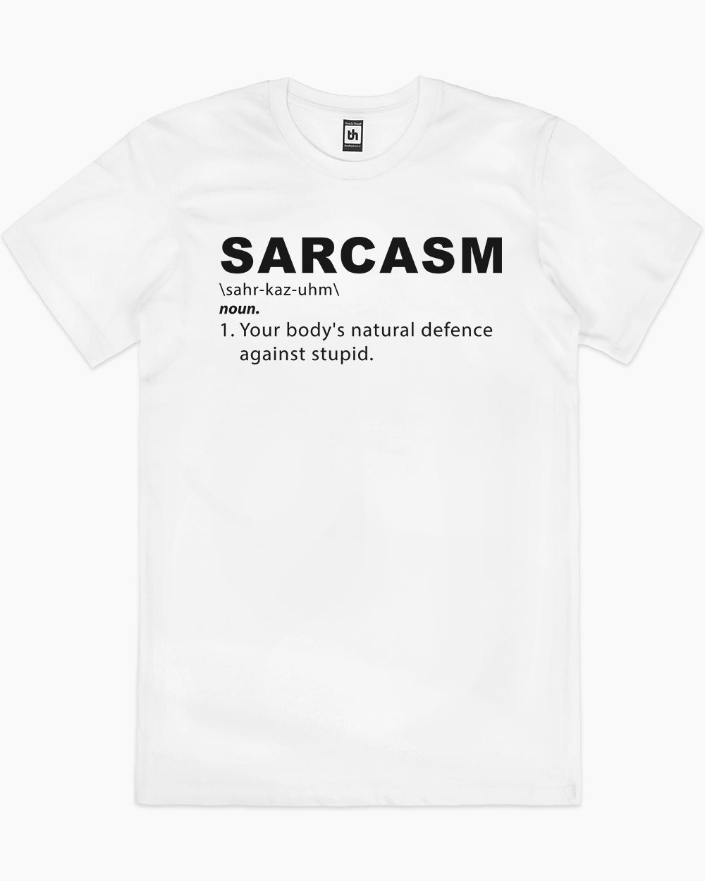 Sarcasm T-Shirt Europe Online #colour_white