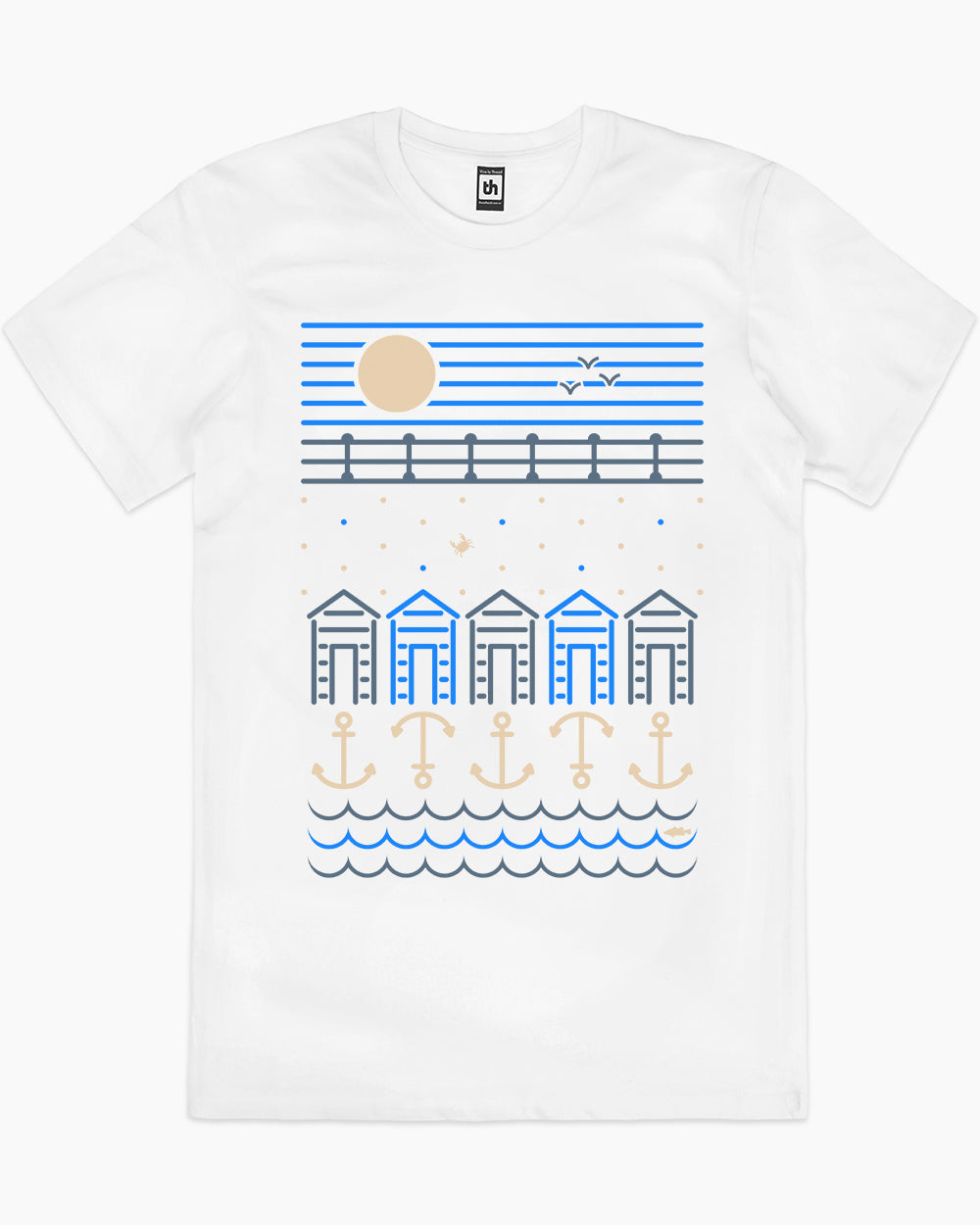 Seaside Shores T-Shirt Europe Online #colour_white