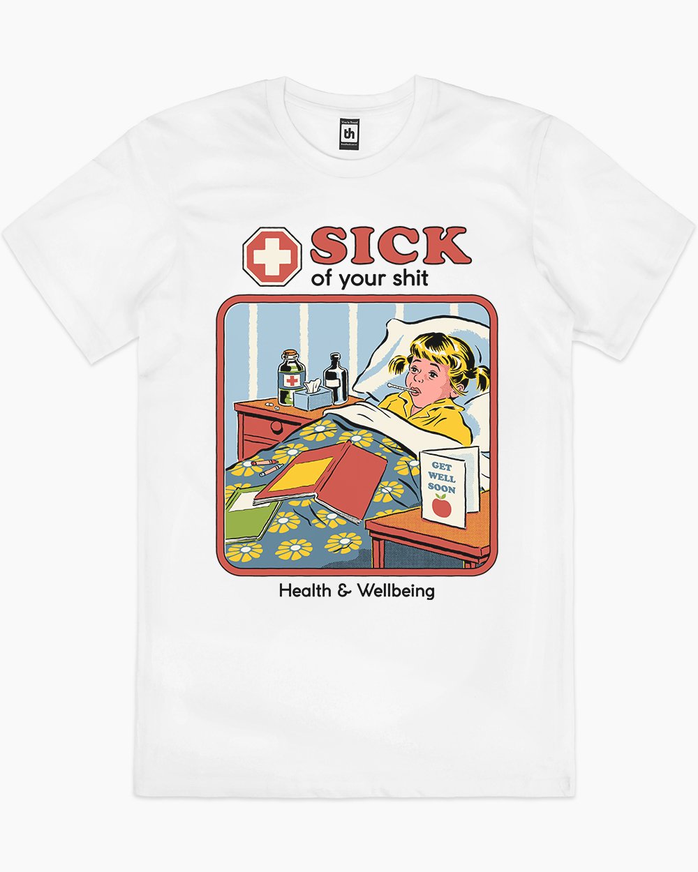 Sick of Your Shit T-Shirt Europe Online #colour_white