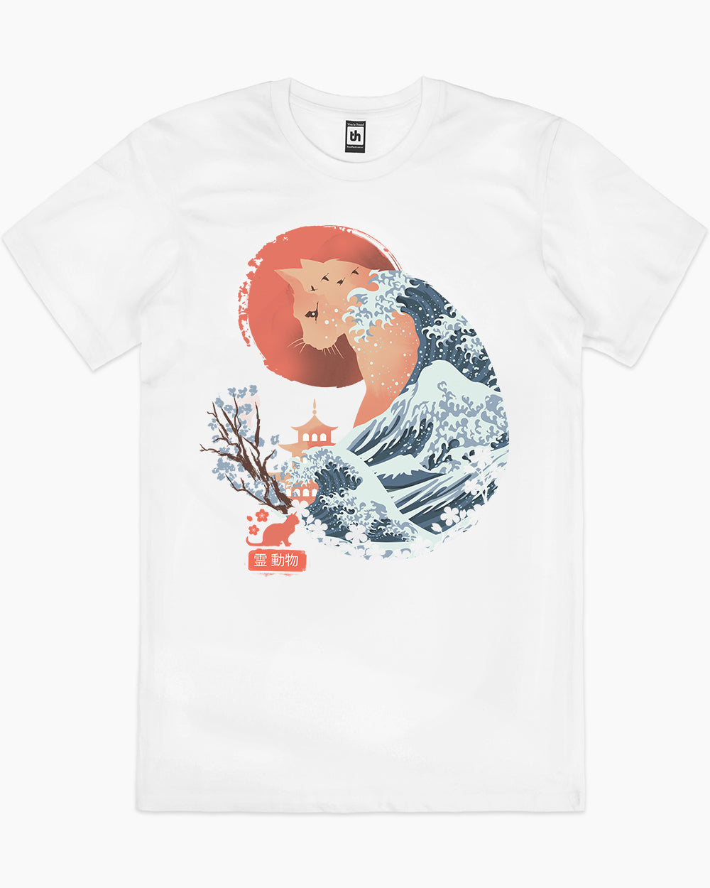 Spirit Animal Cat T-Shirt Europe Online #colour_white