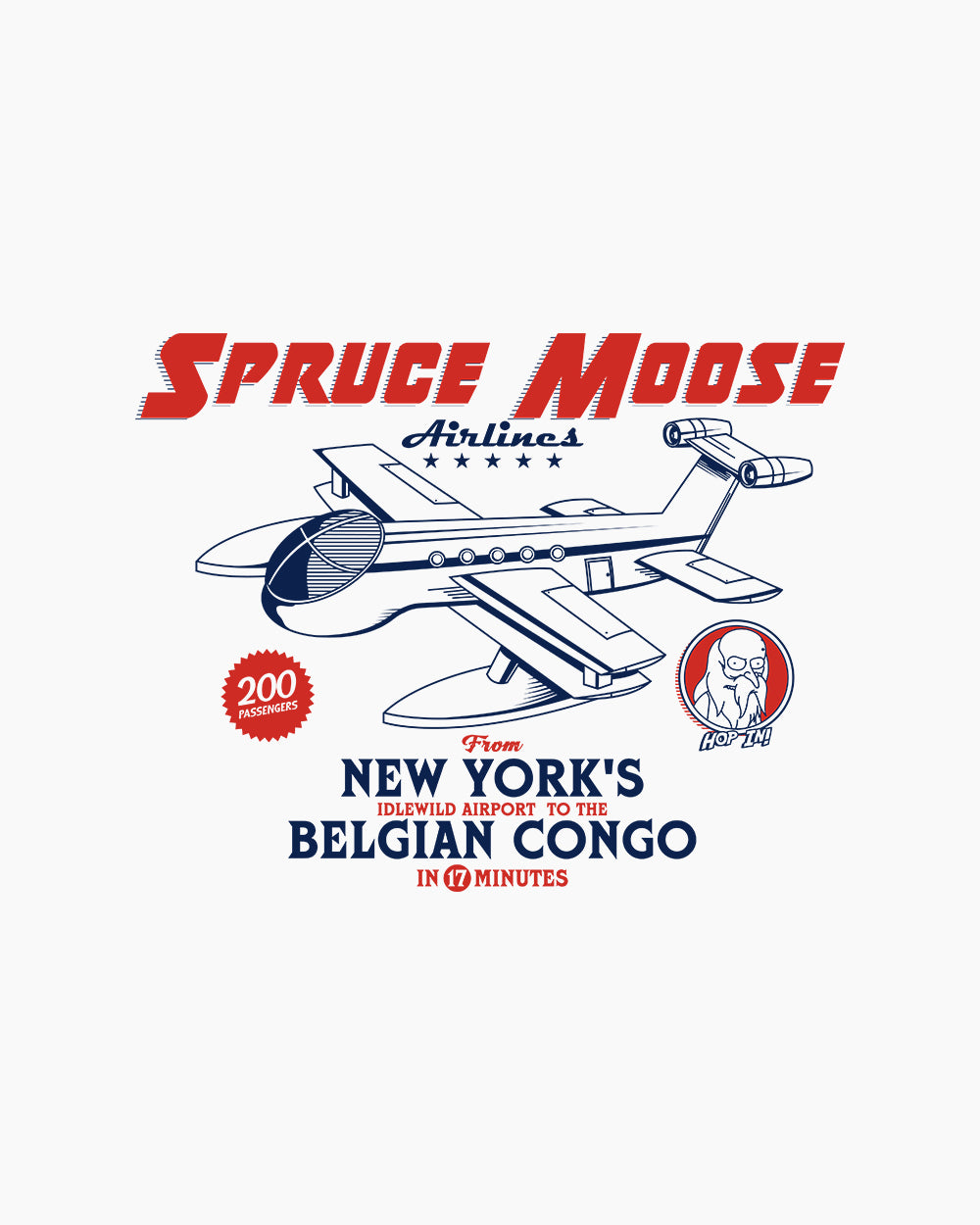 Spruce Moose T-Shirt Europe Online #colour_white