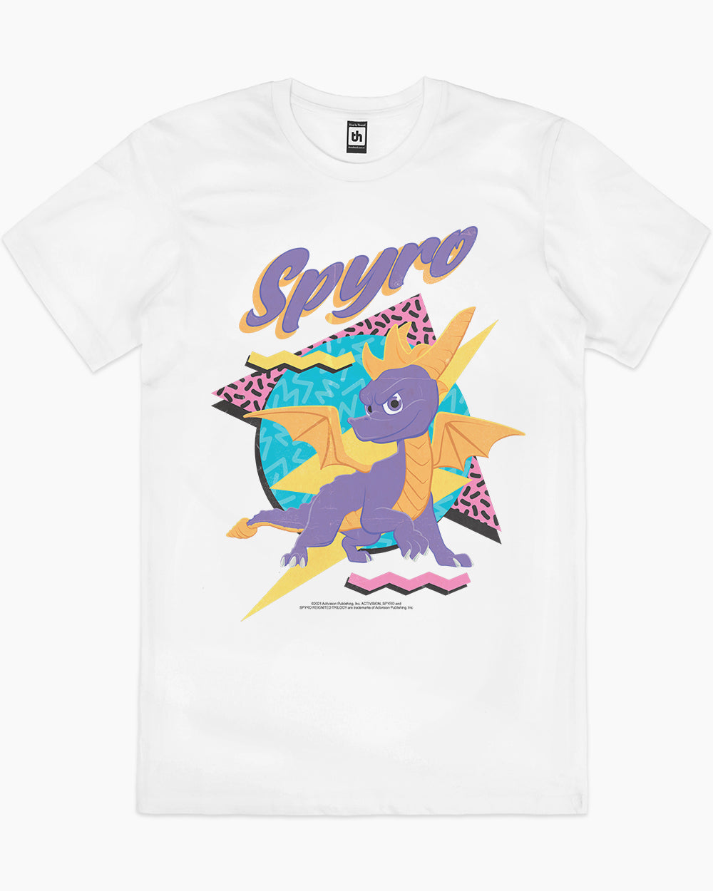 Spyro 90s Cartoon T-Shirt Europe Online #colour_white