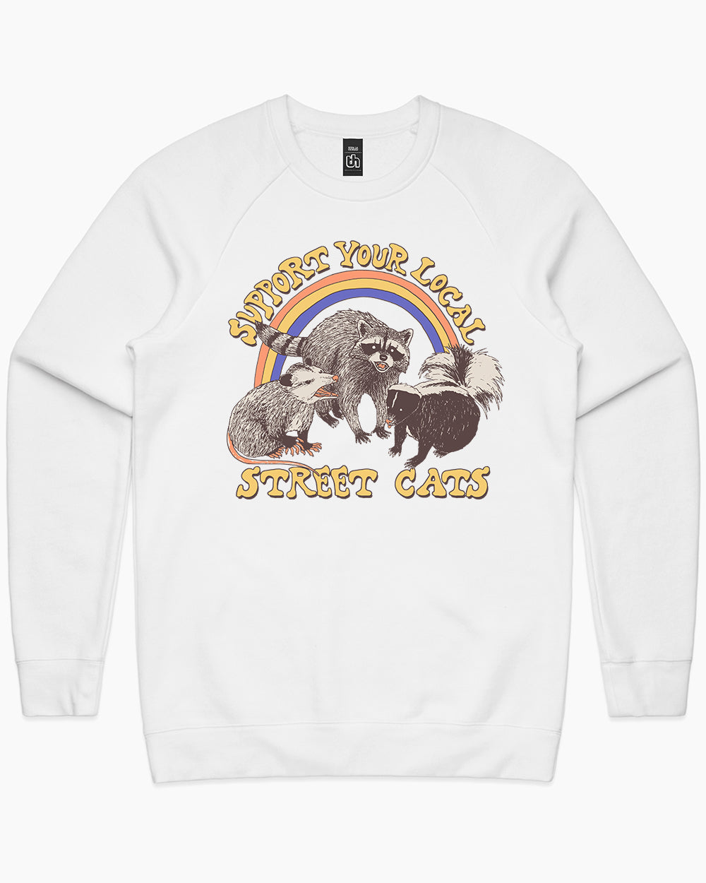 Street Cats Sweater Europe Online #colour_white