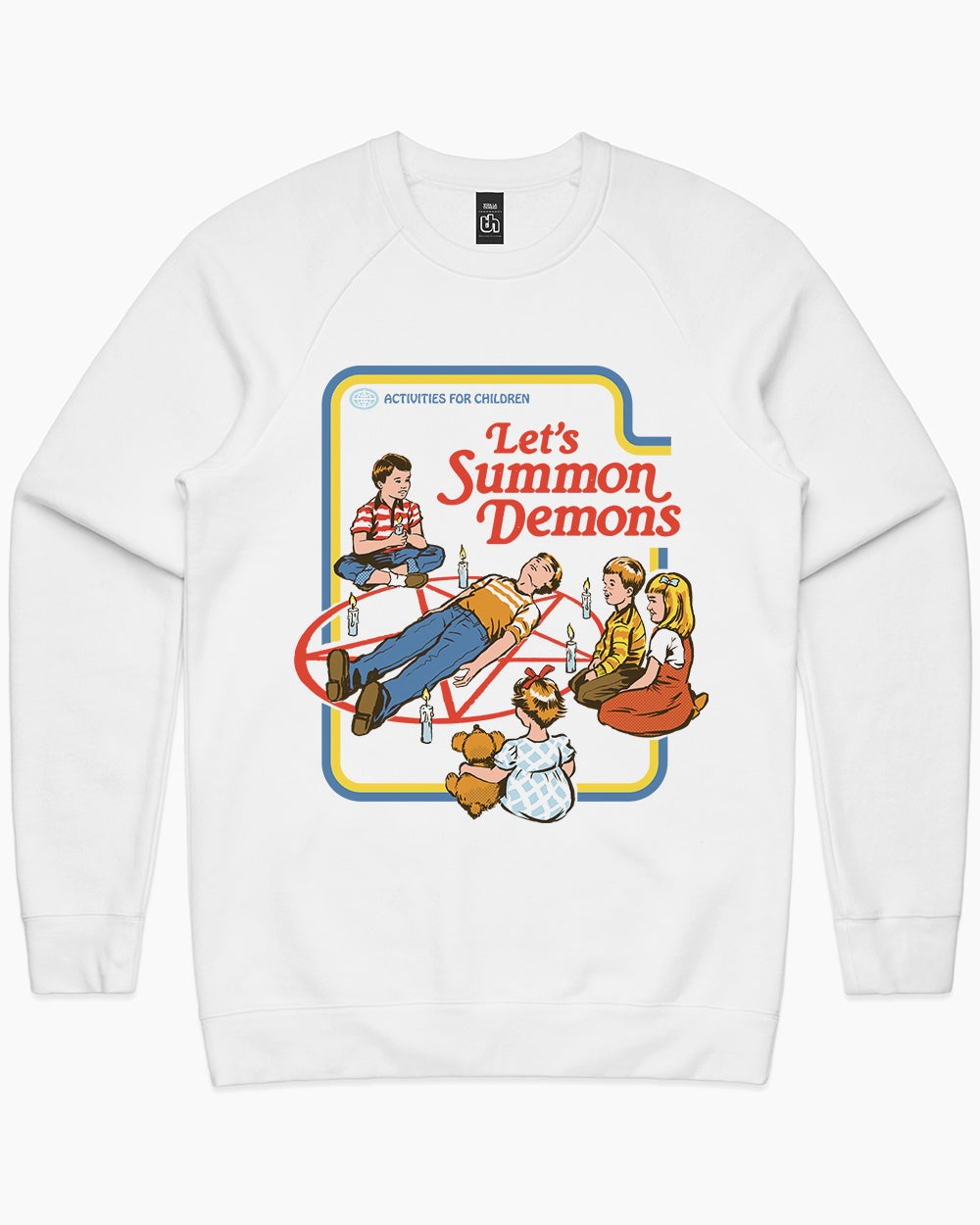 Let's Summon Demons Sweater Europe Online #colour_white