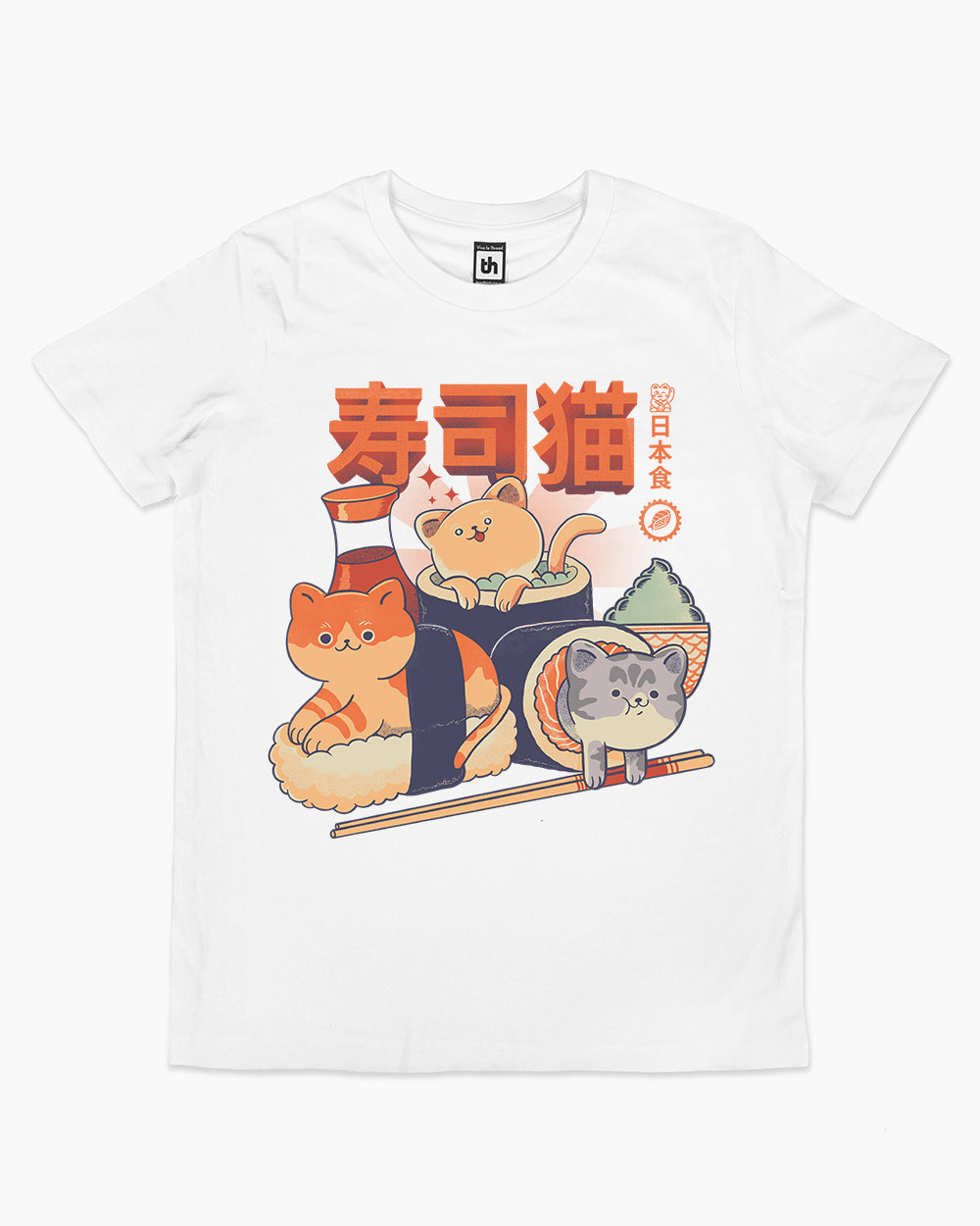 Sushi Cats Kids T-Shirt Europe Online #colour_white