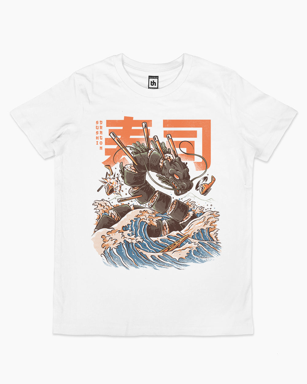 Sushi Dragon Kids T-Shirt Europe Online #colour_white