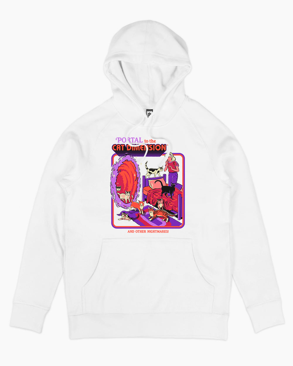 The Cat Dimension Hoodie Europe Online #colour_white