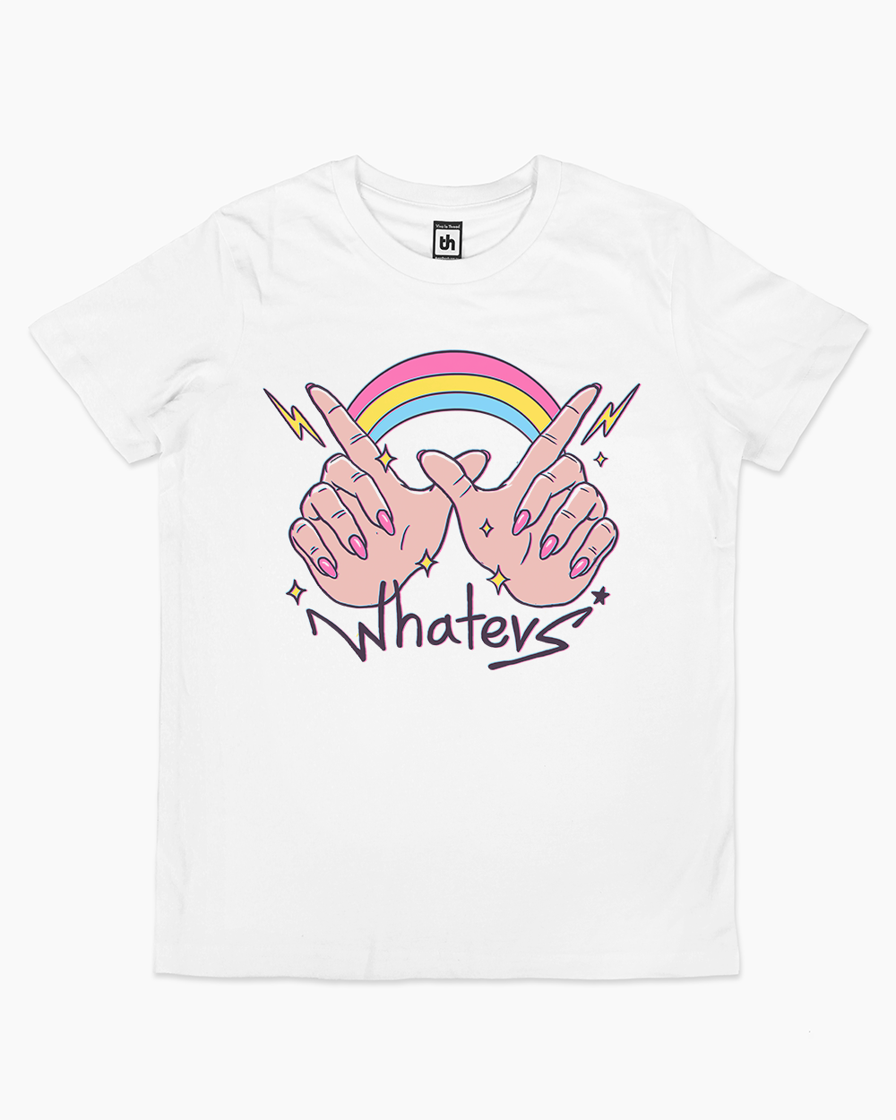 Whatevs! Kids T-Shirt Europe Online #colour_white