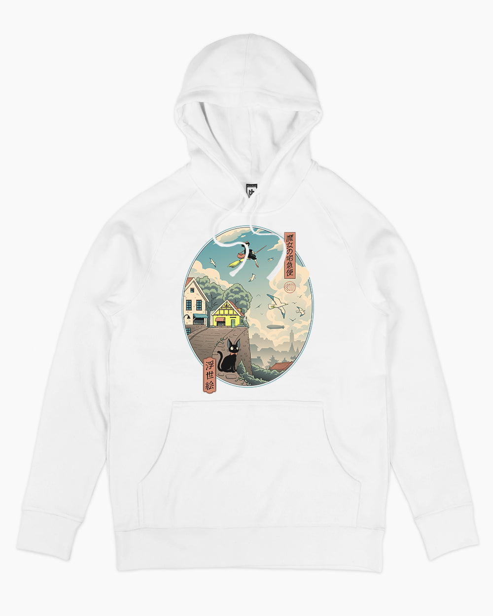 Ukiyo-e Delivery Hoodie Europe Online #colour_white