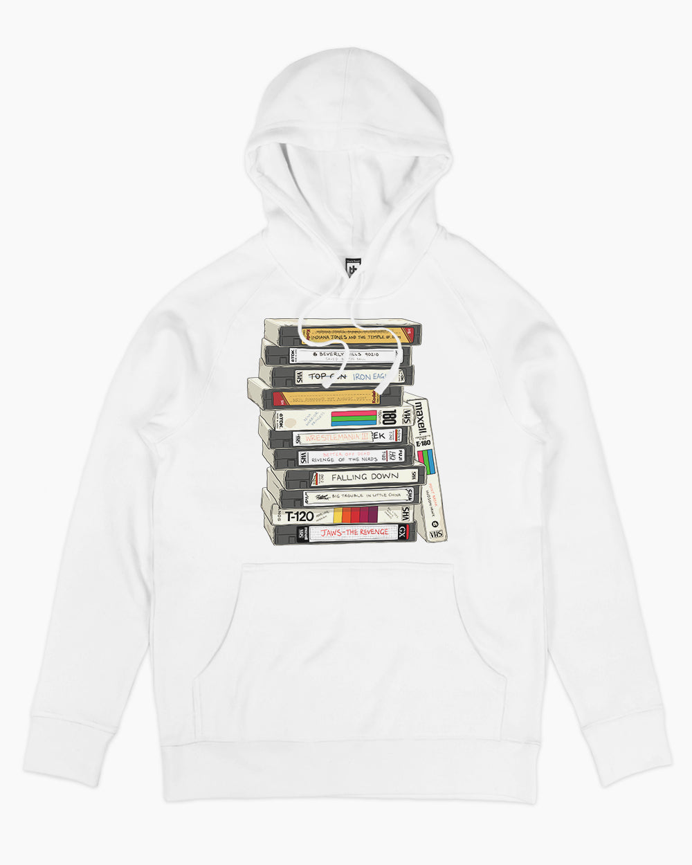 VHS Tapes Hoodie Europe Online #colour_white