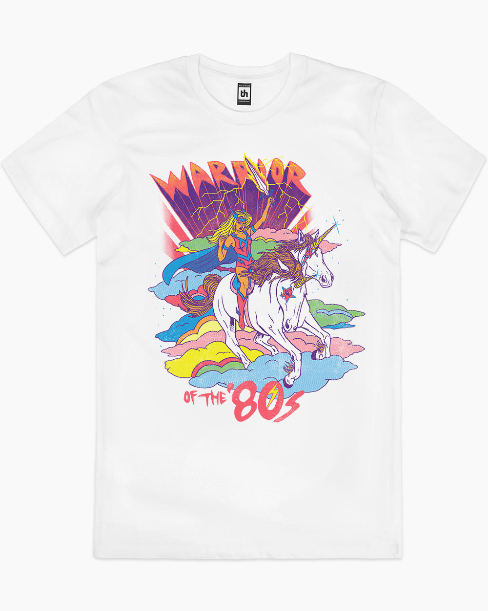 Warrior of the 80s T-Shirt Europe Online #colour_white