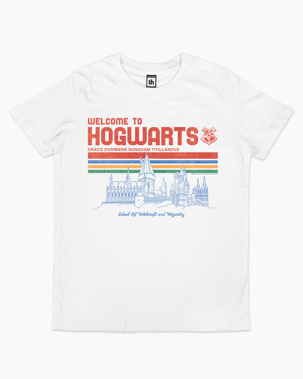 Welcome to Hogwarts School of Witchcraft and Wizardry Kids T-Shirt Europe Online #colour_white
