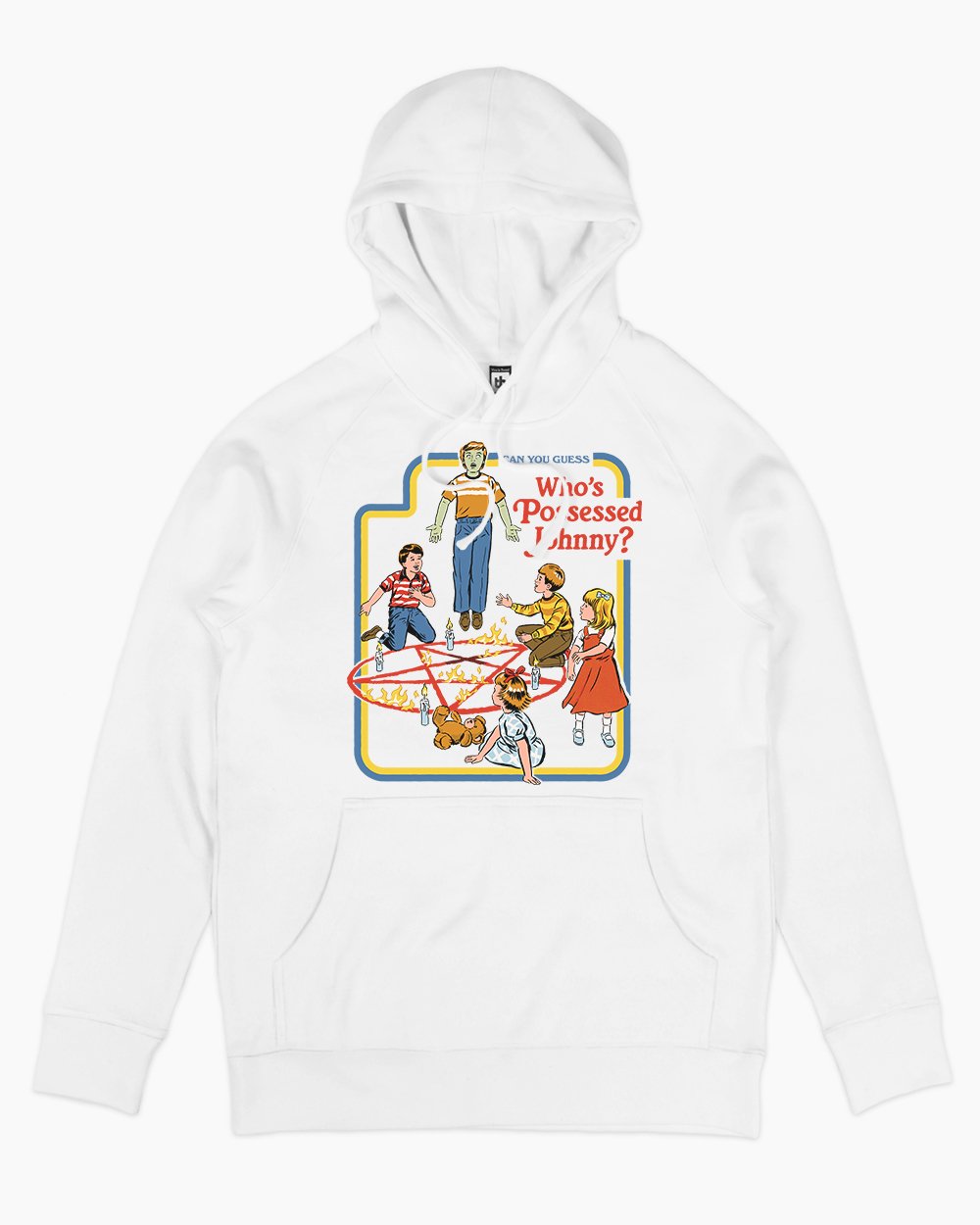 Who's Possessed Johnny? Hoodie Europe Online #colour_white