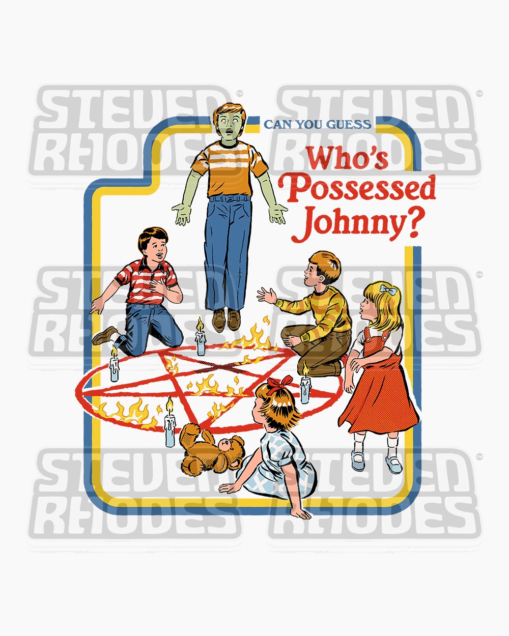 Who's Possessed Johnny? T-Shirt Europe Online #colour_white