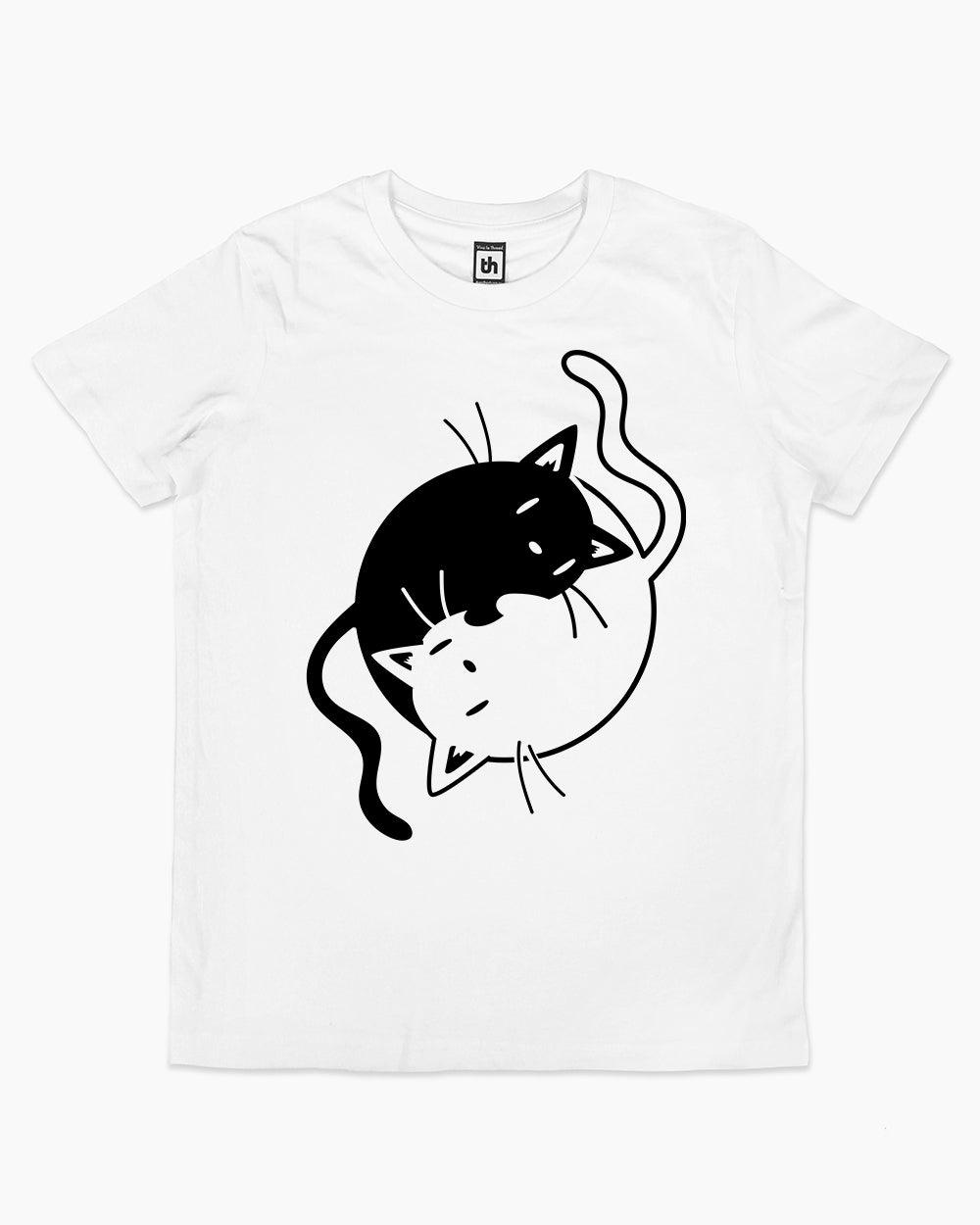 Yinyang Cats Kids T-Shirt Europe Online #colour_white
