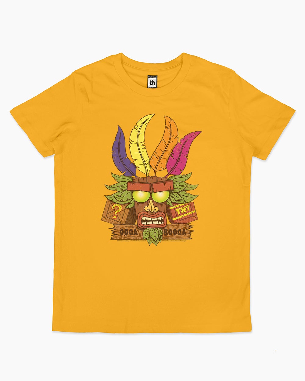 Aku Aku Ooga Booga Kids T-Shirt Europe Online #colour_yellow