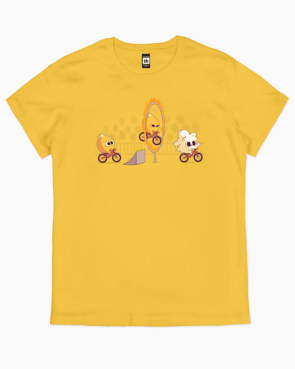 Fire Stunt T-Shirt Australia Online #colour_yellow