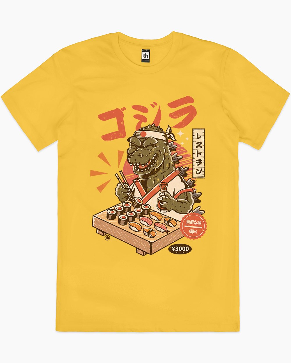Godzushi T-Shirt Europe Online #colour_yellow