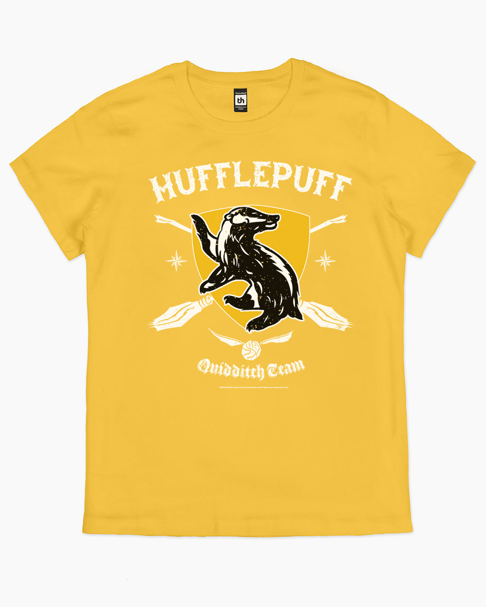 Hufflepuff Quidditch Team T-Shirt Australia Online #colour_yellow