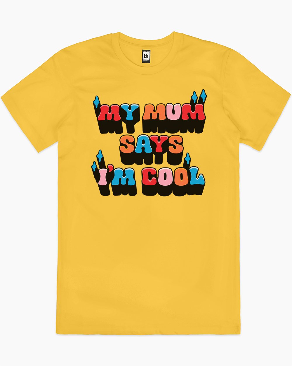 My Mum Says I'm Cool T-Shirt Europe Online #colour_yellow