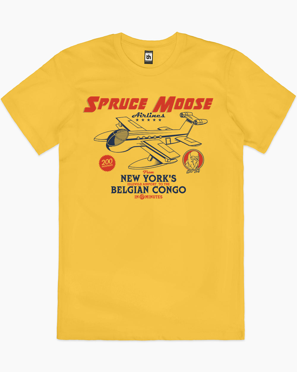 Spruce Moose T-Shirt Europe Online #colour_yellow