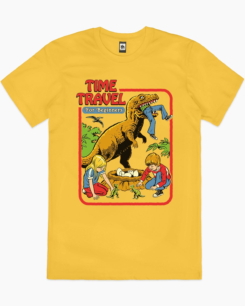Time Travel for Beginners T-Shirt Europe Online #colour_yellow